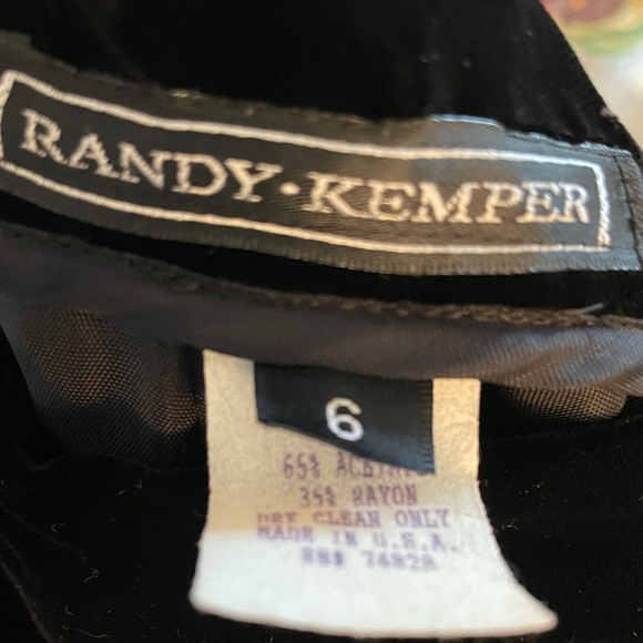 Vintage Velvet High Waist Wide Leg Pants Excellent Condition - Picture 3 of 8